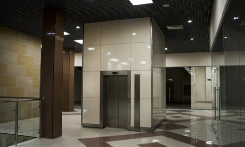 Обзор материалов для стен, потолков и пола лифта